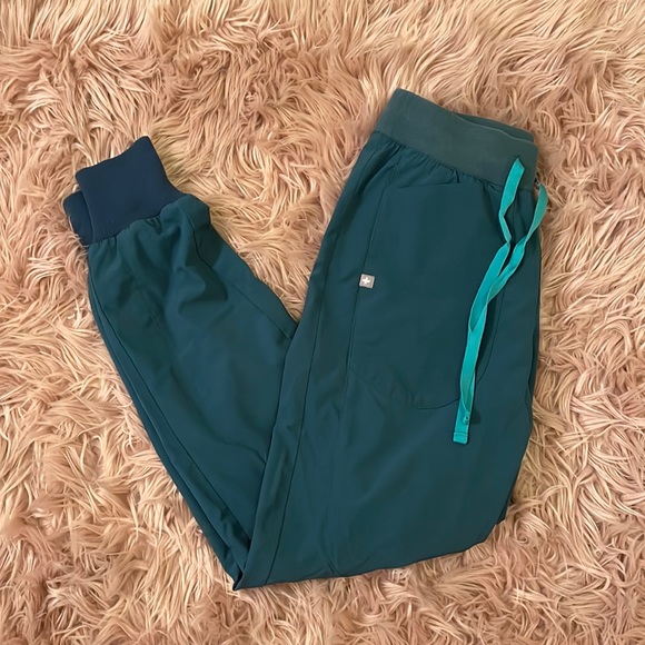 Figs Pants - Figs Scrub Pant Jogger Caribbean Blue Callao